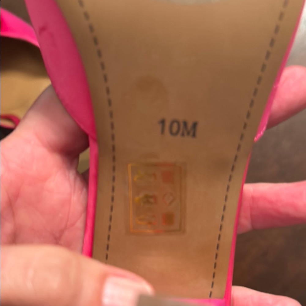 J.Renee Pink Mules with Ruffled Detail - Picture 9 of 13